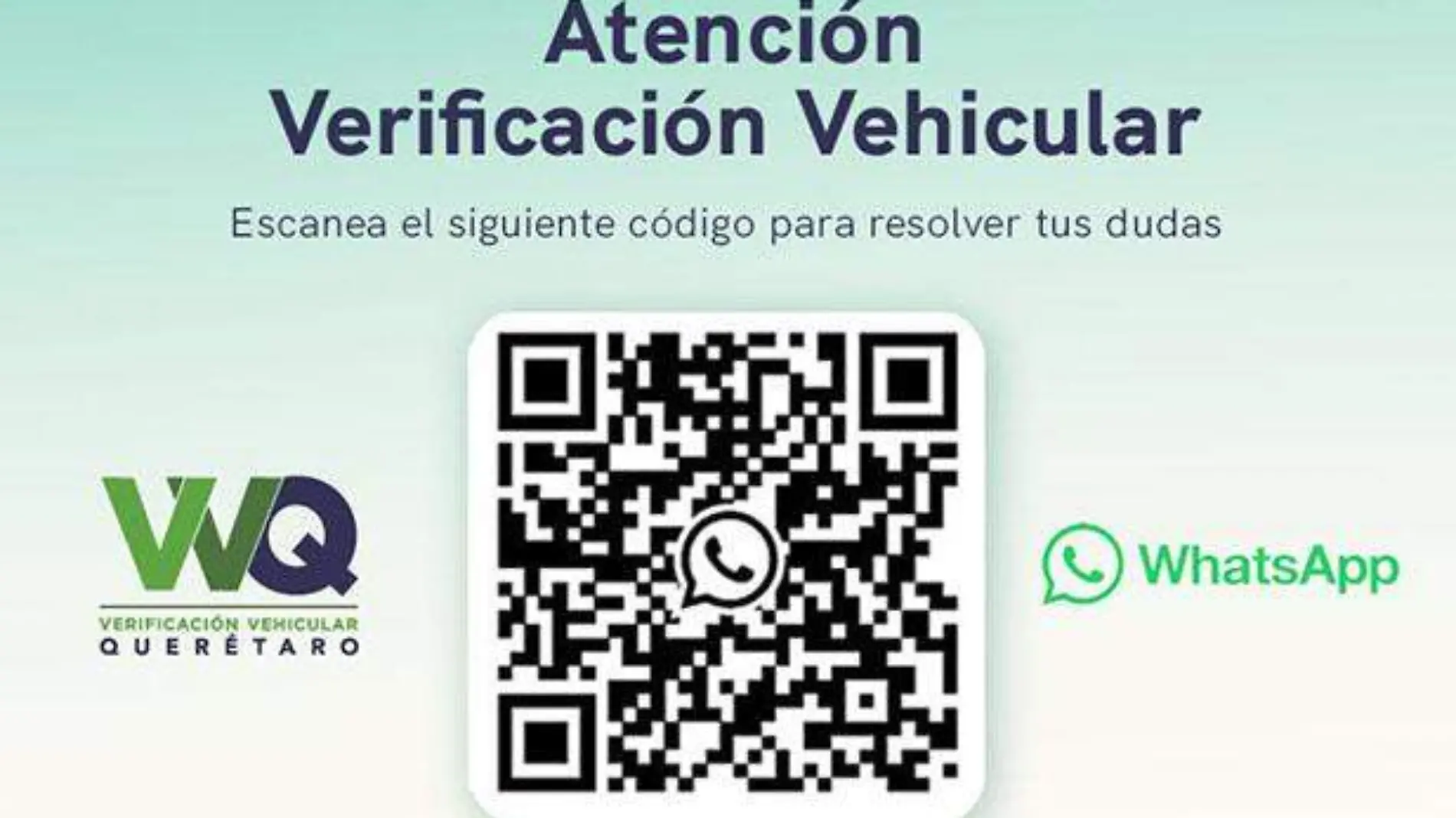 QR Whatsapp verificación vehicular